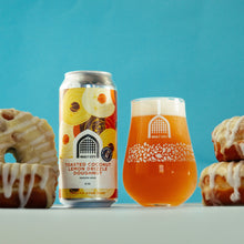 Load image into Gallery viewer, Toasted Coconut Lemon Drizzle Doughnut - Vault City - Toasted Coconut Lemon Drizzle Doughnut Session Sour, 4.1%, 440ml Can