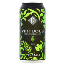 Load image into Gallery viewer, Leeds Champions. We Are Up. Virtuous - Kirkstall Brewery - Aromatic Session IPA, 4.5%, 440ml Can