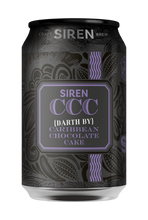 Load image into Gallery viewer, Darth By Chocolate Caribbean Chocolate Cake - Siren Craft Brew X Emperor’s Brewery- Imperial Tropical Stout with Cacao Nibs & Cypress Wood, 14%, 330ml Can