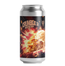 Load image into Gallery viewer, Crumble 2 - Azvex Brewing - Cinnamon Dusted Apple & Peach Crumble Ice Cream Smoothie Sour, 5%, 440ml Can