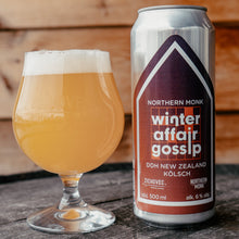 Load image into Gallery viewer, Winter Affair Gossip Kölsch - Zichovec Brewery X Northern Monk - DDH NZ Kölsch, 6%, 500ml Can