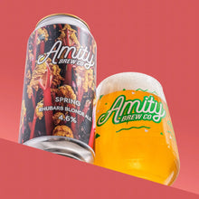 Load image into Gallery viewer, Spring - Amity Brew Co - Rhubarb Blonde Ale, 4.6%, 440ml Can
