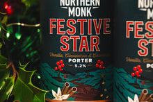 Load image into Gallery viewer, Festive Star 2023 Edition - Northern Monk - Vanilla Cinnamon Chocolate Porter, 5.2%, 330ml Can