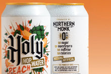 Load image into Gallery viewer, Holy Hop Water El Dorado & Peach - Northern Monk - Sparkling Hop Water with Peach, 0%, 440ml Can