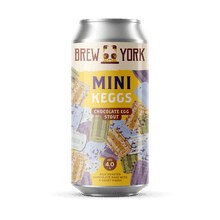 Load image into Gallery viewer, Mini Keggs - Brew York - Chocolate Egg Stout, 4%, 440ml Can