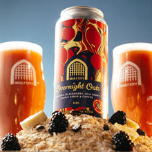 Load image into Gallery viewer, Overnight Oats - Vault City - Blueberry, Raspberry, Acai, aple Syrup & Coffee Sour Ale, 8.4%, 440ml Can