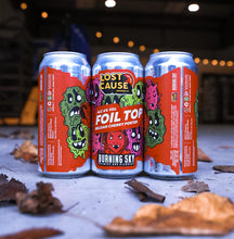 Load image into Gallery viewer, Foil Top - Lost Cause Brewing Co X Burning Sky - Belgian Cherry Porter, 6%, 440ml Can
