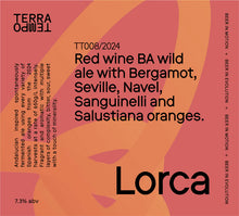 Load image into Gallery viewer, Lorca - Terra Tempo - Red Wine BA Wild Ale with Oranges, 7.3%, 750ml Bottle