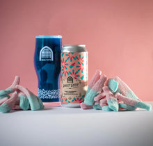 Load image into Gallery viewer, Sweet Shop Sours Giant Raspberry Bluebery Bubblegum Bottles - Vault City - Giant Raspberry Bluebery Bubblegum Bottles Sour, 8%, 440ml Can