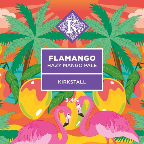Flamango Kirkstall Brewery Hazy Mango Pale, 3.4, 440ml Can
