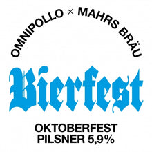 Load image into Gallery viewer, Bierfest - Omnipollo X Mahrs Brau - Oktoberfest Pilsner, 5.9%, 440ml Can