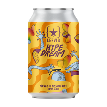 Load image into Gallery viewer, Hype Dream Mango Passionfruit - Lervig Bryggeri - Mango & Passionfruit Pastry Sour, 6.5%, 330ml Can