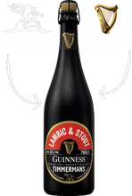 Load image into Gallery viewer, Lambic & Stout - Timmermans X Guinness - Lambic & Stout Blend, 6%, 1x375ml Bottle & Glass Gift Set