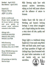 Load image into Gallery viewer, Stingo Light - Mills Brewing X Sunken Knave - Oak Aged Mixed Fermentation English Strong Ale, 11%, 750ml Sharing Bottle