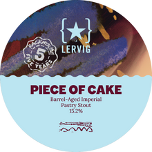 Load image into Gallery viewer, Rackhouse Piece Of Cake - Lervig Bryggeri - Bourbon Barrel Aged Chocolate Imperial Pastry Stout, 15.2%, 375ml Bottle