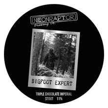 Load image into Gallery viewer, Bigfoot Expert - Neon Raptor - Triple Chocolate Imperial Stout, 11%, 440ml Can