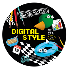 Load image into Gallery viewer, Digital Style - Neon Raptor - Southern Hemisphere NEIPA, 7%, 440ml Can