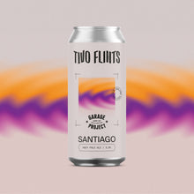 Load image into Gallery viewer, Santiago NZ - Two Flints Brewery X Garage Project - Gluten Free Hazy Pale Ale, 3.8%, 440ml Can