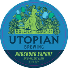 Load image into Gallery viewer, Augsburg Export - Utopian Brewing - Anniversary Lager, 5.4%, 440ml Can