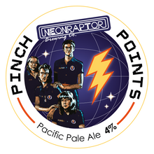 Load image into Gallery viewer, Pinch Points - Neon Raptor - Pacific Pale Ale, 4%, 440ml Can