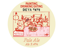 Load image into Gallery viewer, Painting Drinking Eating - Deya Brewing X Tate Modern - Pale Ale, 3.4%, 500ml Can