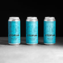 Load image into Gallery viewer, Premium British Lager - Utopian Brewing - British Lager, 4.7%, 440ml Can