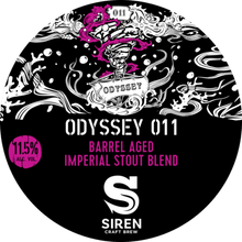 Load image into Gallery viewer, Odyssey 011 - Siren Craft Brew - Barrel Aged Blended Imperial Stout, 11.5%, 375ml Bottles