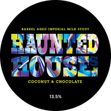 Load image into Gallery viewer, Haunted House - Siren Craft Brew - Barrel Aged Imperial Stout w/ Coconut & Chocolate, 13.5%, 375ml Bottles