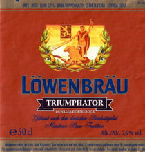 Load image into Gallery viewer, Löwenbräu Triumphator - Löwenbräu - Dunkler Doppelbock, 7.6%, 500ml Bottle