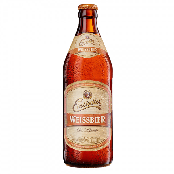 Weissbier - Privatbrauerei Einsiedler Brauhaus - Weissbier, 5.2%, 500m ...