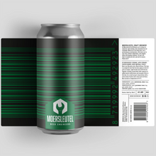 Load image into Gallery viewer, Barcode Black & Green - De Moersleutel - Cognac, Apple Brandy & Scotch Barrel Aged Imperial Stout, 14%, 440ml Can