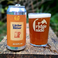 Load image into Gallery viewer, Littler Bitter - Ridgeside Brewery - Low Alcohol Bitter, 0.5%, 440ml Can