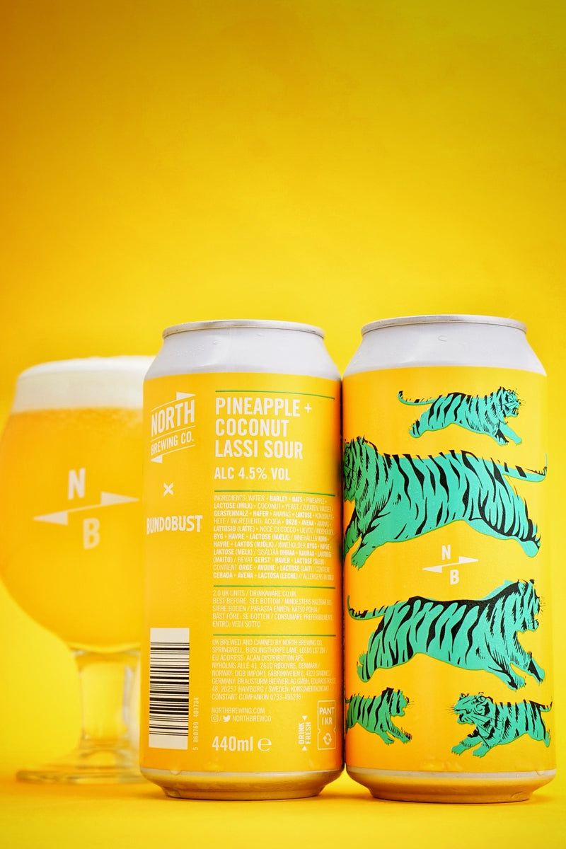 Pineapple + Coconut Lassi Sour North Brewing Co X Bundobust Pineap