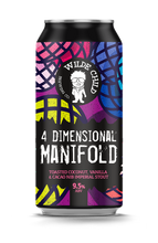 Load image into Gallery viewer, 4 Dimensional Manifold - Wilde Child Brewing Co - Toasted Coconut, Vanilla & Cacao Nib Imperial Stout, 9.5%, 440ml Can