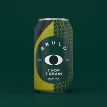 Load image into Gallery viewer, 7 Hop 7 Grain DDH IPA - Brulo - Alcohol Free DDH IPA, 0%, 330ml Can