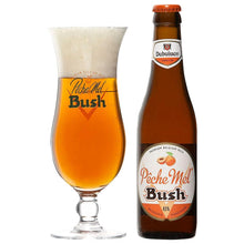 Load image into Gallery viewer, Pêche Mel Bush - Brasserie Dubuisson - Belgian Peach Beer, 8.5%, 330ml Bottle