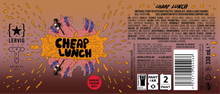 Load image into Gallery viewer, Cheap Lunch - Lervig Bryggeri X Track Brewing Co - Peanut Butter, Chocolate & Caramel Imperial Stout, 14%, 330ml Can