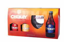 Load image into Gallery viewer, Chimay Gift Set - Bières de Chimay - Belgian Ales, 3x330ml Bottle & Glass Gift Set