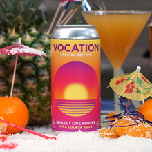 Load image into Gallery viewer, Sunset Overdrive - Vocation Brewery - Piña Colada Sour, 8%, 440ml Can