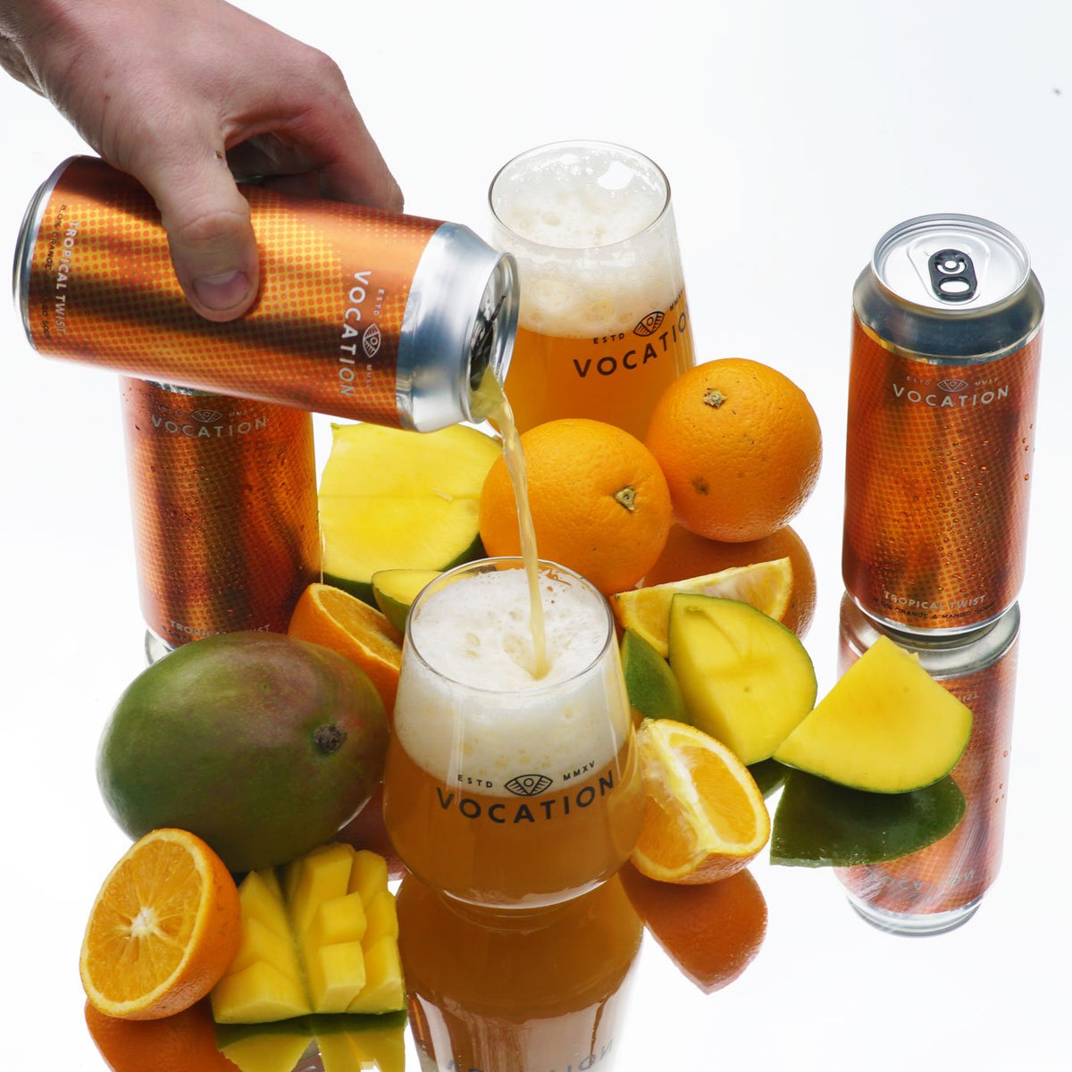 Tropical Twist Vocation Brewery Orange & Mango Sour, 8, 440ml Can