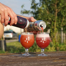 Load image into Gallery viewer, Triple Fruited X Rise Up Fruited Sour - North Brewing Co X Naparbier - Peach & Cherry Sour, 7%, 440ml Can