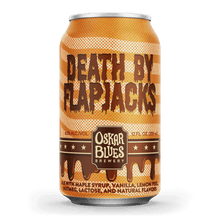 Load image into Gallery viewer, Death By Flapjacks - Oskar Blues Brewery - Porter with Maple Syrup, Vanilla, Lemon Peel & Nutmeg, 6.5%, 355ml Can