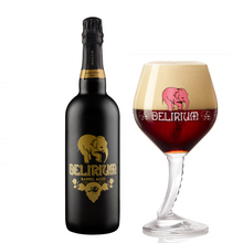 Load image into Gallery viewer, Barrel Aged Black Delirium - Brouwerij Huyghe (Delirium) - Bourbon Barrel Aged Blended Belgian Strong Ale, 11.5%, 750ml Sharing Beer Bottle