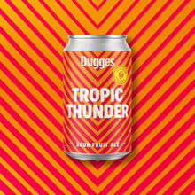 Load image into Gallery viewer, Tropic Thunder - Dugges Bryggeri - Mango, Passionfruit & Peach Sour Ale, 4.5%, 330ml Can