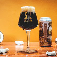 Load image into Gallery viewer, Salted Caramel Tonkoko - Brew York - Salted Caramel, Coconut, Cacao, Tonka & Vanilla Imperial Milk Stout, 12%, 440ml Can