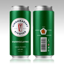 Load image into Gallery viewer, Svatováclavská 13 - Vinohradský Pivovar - Czech Pilsner, 4.9%, 500ml Can