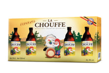 Load image into Gallery viewer, Chouffe Gift Set - Brasserie d'Achouffe - Belgian Ales, 4x330ml Bottle & Glass Gift Set