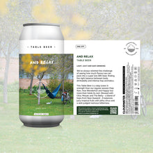 Load image into Gallery viewer, And Relax - Cloudwater - Table Beer, 3.2%, 440ml Can