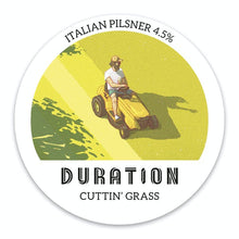 Load image into Gallery viewer, Cuttin' Grass - Duration - Italian Pilsner, 4.5%, 440ml Can