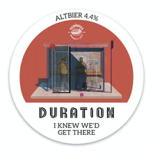 Load image into Gallery viewer, I Knew We'd Get Here - Duration X Newbarns Brewery - Altbier, 4.4%, 440ml Can